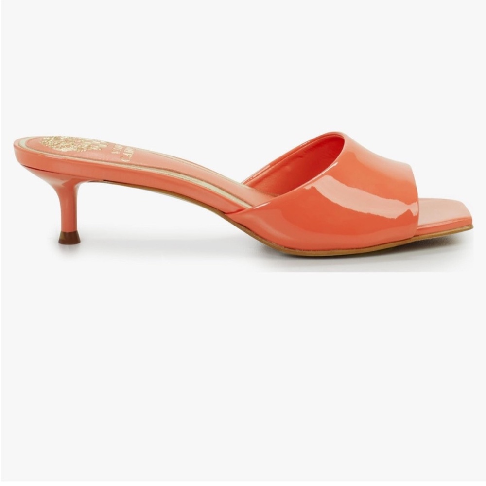 Vince Camuto Vibrant Kitten Heeled Mules